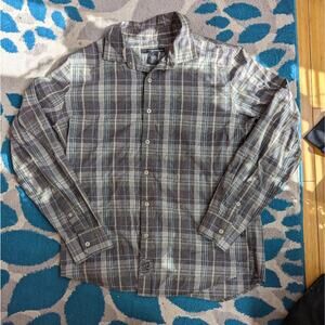 *Calvin Klein Jeans Plaid Button Down Shirt, Medium